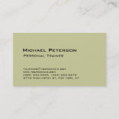 トレンドパーソナルトレーナーフィットネススポーツ名刺 名刺 (裏面)