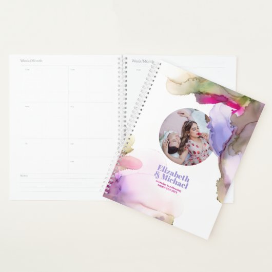 トレンドプランナームーディウォーターカラーPHOTOと文字 プランナー手帳 (ディスプレー)