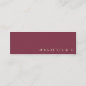 トレンドプロフェッショナルモダンパールフィニッシュラグジュアリー スキニー名刺 (正面)