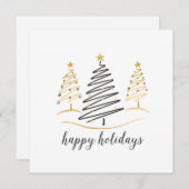 トレンドホリデーモダンツリー シーズンカード (正面/裏面)