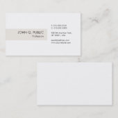 トレンドミニマリストプレインシックデザインモダンカラー 名刺 (正面/裏面)