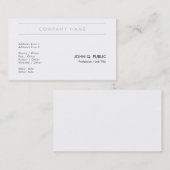 トレンドモダンクリエイティブシンプルプレーン会社 名刺 (正面/裏面)