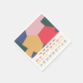 トレンドモダンハヌカー(ユダヤ教の祭り)浚渫船 スタンダードカクテルナプキン (角)