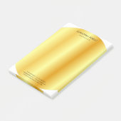 トレンドモダンミニマリストカスタム金ゴールドの外観 ポストイット (アングル)