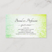 トレンドユニークデザインパステル海日没ミラーリング 名刺 (裏面)