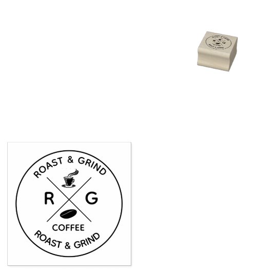 トレンドロ素朴ゴの場合 |アーティザンコーヒースタンド会社 ラバースタンプ (押印)