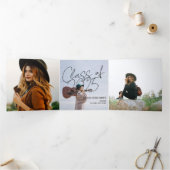 トレンド大学院の3つ折の発表 三つ折り案内状 (内部)