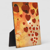 トレンド愛ハート、アクセサリー。バレンタインデー フォトプラーク (側面)