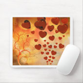 トレンド愛ハート、アクセサリー。バレンタインデー マウスパッド (マウス)