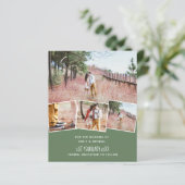 トレンド結婚の色グリーンセージのオリーブ予算 (スタンド正面)