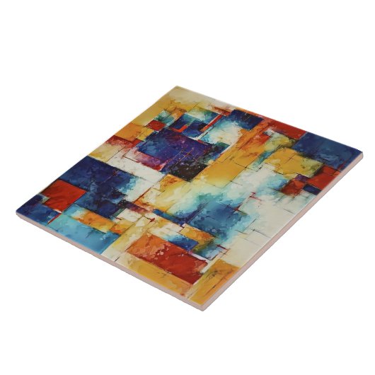 トレンド絵画抽象芸術の最先端M1セラミックタイル タイル (側面)