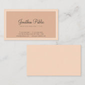 トレンド色スタイリッシュデザインモダンプロフェッショナル 名刺 (正面/裏面)