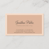 トレンド色スタイリッシュデザインモダンプロフェッショナル 名刺 (正面)