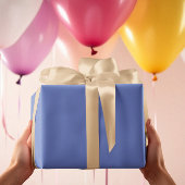 トレンド色 – 宝石の青無地の色 – ラッピングペーパーシート