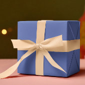 トレンド色 – 宝石の青無地の色 – 転が ラッピングペーパー