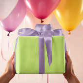 トレンド色 – 春の緑無地の色 – 転が ラッピングペーパー