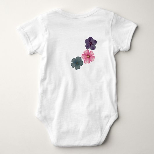 トレンド通知：新しい外観 ベビーボディスーツ (裏面)