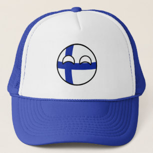 トレンド·おもしろいFinland Countryball キャップ
