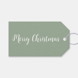 トレンド カラー ソフト セージ ミニマリスト ギフトタグ