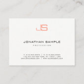 トレンド・モノグラモダンム・テンプレート 名刺 (裏面)