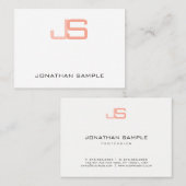 トレンド・モノグラモダンム・テンプレート 名刺 (正面/裏面)