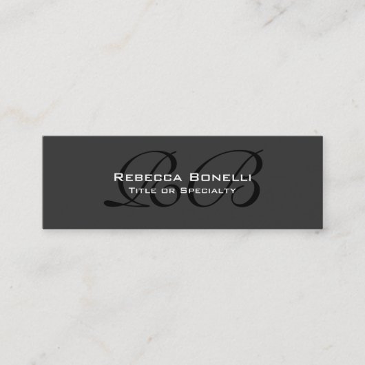 トレンドskinnyサイズのコンサルタントマネージャー名刺 スキニー名刺 (正面)