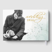 トレンバイブライドヴェイルグリーン結婚ズ ゲストブック (裏面)