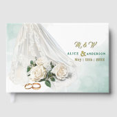 トレンバイブライドヴェイルグリーン結婚ズ ゲストブック (正面)