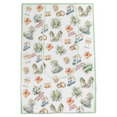 トレンビーブライダルアクセサリー結婚for ミディアムペーパーバッグ (裏面)