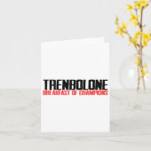 トレンボロンブレックファストオブチャンピオンズボディビルジム カード (黄色い花)