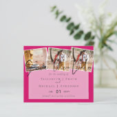 トレン結婚グのカラーピンクの予算の日付を保存 (スタンド正面)