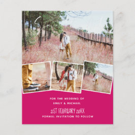 トレン結婚グのカラーピンクの予算の日付を保存