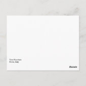 トレヴィの泉 ポストカード (裏面)