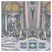 トレヴィの泉、ローマ ファブリック (クローズアップ)