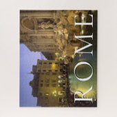 トレヴィの泉(夜) |ローマ、ラツィオ、イタリア ジグソーパズル (縦)