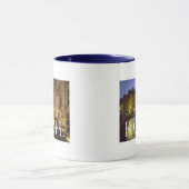 トレヴィの泉（夜） |ローマ、ラツィオ、イタリア マグカップ (中央)