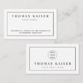 トレヴィスティンカルテフュールデインフィルマエルステレン 名刺 (正面/裏面)