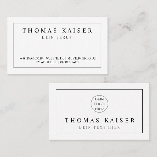 トレヴィスティンカルテフュールデインフィルマエルステレン 名刺 (正面/裏面)