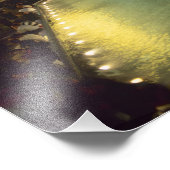 トレヴィ噴水の夜,ローマ,ラツィオ,イタリア フォトプリント (角)