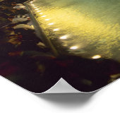 トレヴィ噴水の夜，ローマ，ラツィオ，イタリア ポスター (角)