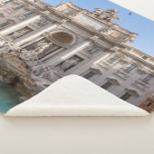 トレヴィ噴水の早朝 – ローマ、イタリア シェルパブランケット (3/4)