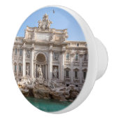 トレヴィ噴水の早朝 – ローマ、イタリア セラミックノブ (右)