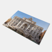 トレヴィ噴水の早朝 – ローマ、イタリア ドアマット (アングル)