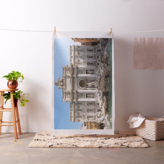 トレヴィ噴水の早朝 – ローマ、イタリア ファブリック (インサイチュ)