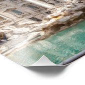 トレヴィ噴水の早朝 – ローマ、イタリア フォトプリント            (角)