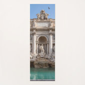 トレヴィ噴水の早朝 – ローマ、イタリア ヨガマット (正面)