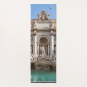 トレヴィ噴水の早朝 – ローマ、イタリア ヨガマット (裏面)