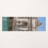 トレヴィ噴水の早朝 – ローマ、イタリア ヨガマット (正面(横))