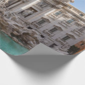 トレヴィ噴水の早朝 – ローマ、イタリア ラッピングペーパー (角)