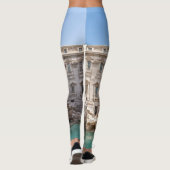 トレヴィ噴水の早朝 – ローマ、イタリア レギンス (裏面)